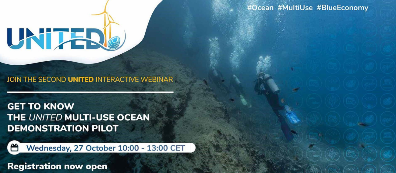 UNITED 2nd webinar - get to know about ocean multi-use demonstration pilots!